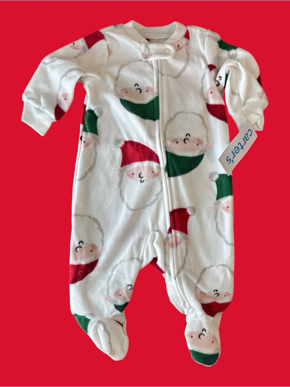 Carter's Baby Unisex Christmas Santa Sleep & Play NWT 3M
